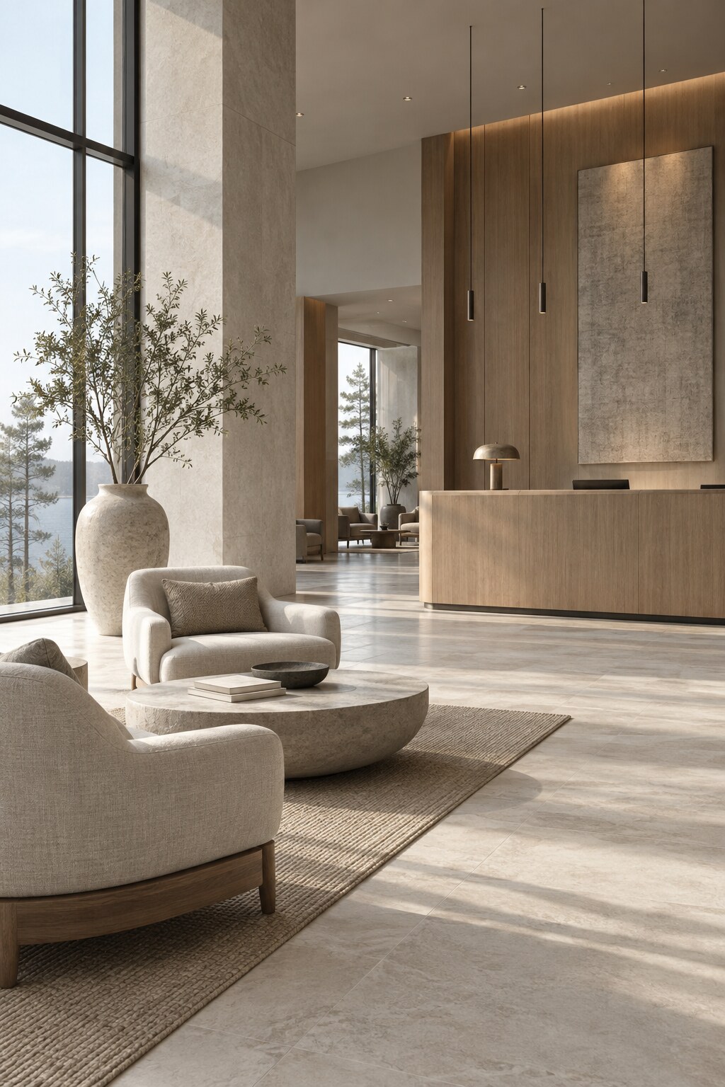 The Beauty of a Good Hotel Lobby editorial image