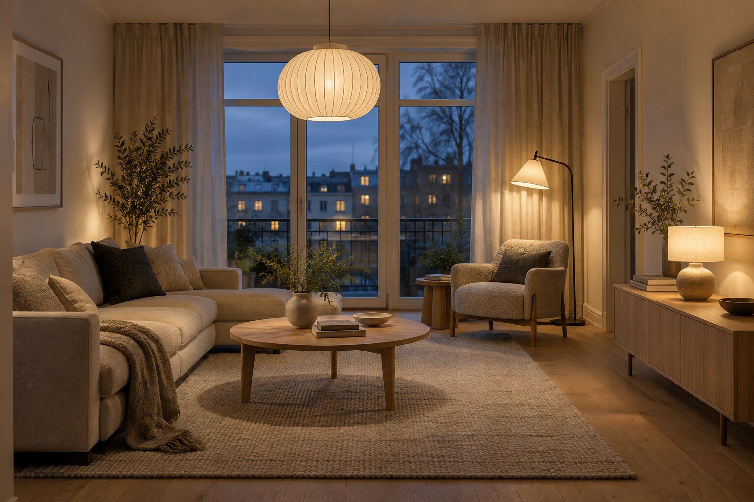 Good Rooms Never Rely on One Light editorial image
