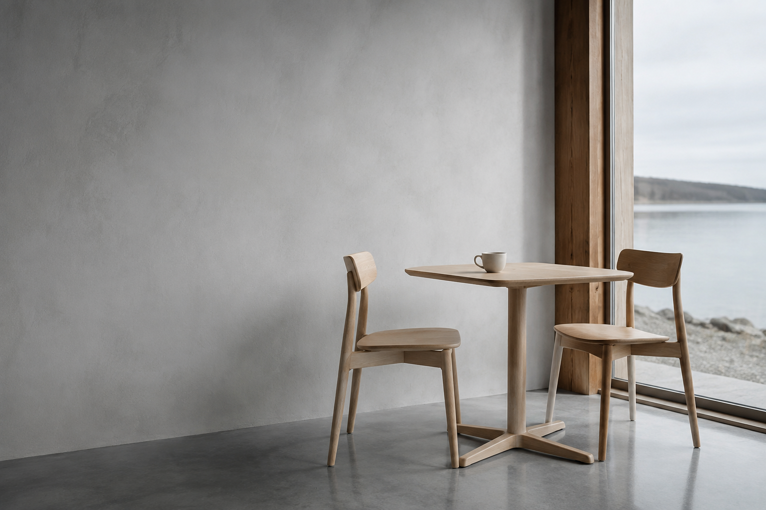 A considered restaurant interior